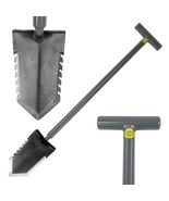 Lesche T- Handle 31" Heavy Duty Metal Detector Shovel Double Serrated Blade - $86.65