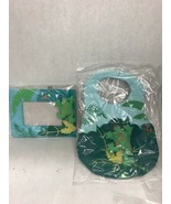 Padded FROG picture frame Baby BIB 2 piece 1989 Kula crafts Unused in pa... - £28.55 GBP