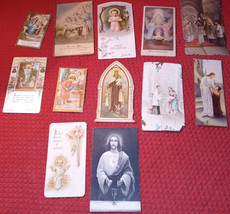 Catholic Prayer Cards and miscellaneous from 1920&#39;s-1930&#39;s Lot of 12 - £11.99 GBP