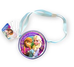 New Frozen Anna &amp; Elsa Disney Sling Bag Circle Round Adjustable Straps Gift - £12.36 GBP