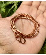 10 inch Pure Copper Solid Chain Anklet, Healing Copper Jewelry, Spiritual - $20.19