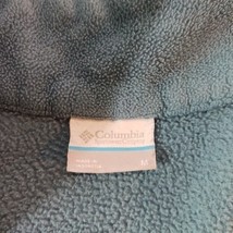Columbia XL1321 Women's Teal Gray Cloudy Day Full Zip Fleece Jacket Size Medium image 6