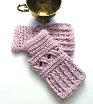Fingerless Gloves, Mittens, Crochet, Handmade,Lace, Knit, Gift, Wrist Wa... - £19.67 GBP