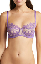 SKARLETT BLUE Entice Lace Full Coverage Underwire Bra Purple Size 34H $6... - £21.22 GBP