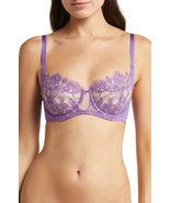 SKARLETT BLUE Entice Lace Full Coverage Underwire Bra Purple Size 34H $6... - £21.22 GBP