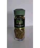 Vintage McCormick Spice Marjoram Leaves Glass Jar Green Lid .25 oz - Exp... - $7.91