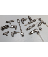 Mixed Lot Swagelok Cajon Parker Fujikin Stainless Fittings Elbows - $69.36 CAD