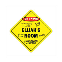 12 x 12 in. Elijahs Room Crossing Zone Xing Sign - $455.23 MXN