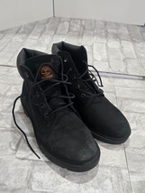 Timberland Premium Nubuck 6 Inch Boots Junior Size US 6 Black - $476.67 MXN
