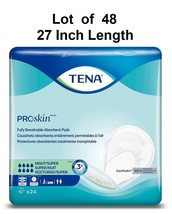 48 Ct TENA Night Super Bladder Control Incontinence Pads Heavy Absorbency 62718 - £56.50 GBP