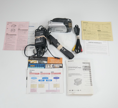 Sony Handycam DCR-DVD92 DVD Camcorder with Battery, Cords, Strap & Manual - $49.99