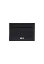 Boss Men Wallet - Gift Ready Black Designer Leather Slim Bifold Card Hol... - $1,181.63 MXN