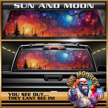 Sun And Moon - Truck Back Window Graphics - Customizable - £46.37 GBP+