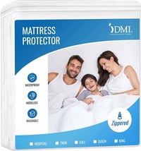 Dmi Waterproof Mattress Protector And Mattress Cover, Encased Zippered, Full. - £23.12 GBP