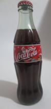 Coca-Cola Classic Christmas 2001 Edition Santa On Sleigh 8oz Bottle Full - £2.72 GBP