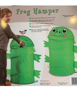 POP UP FOLDABLE CLOTHES LAUNDRY HAMPER BASKET STORAGE BIN FROG HAMPER - $16.82