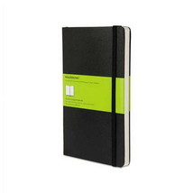 Moleskine Notebook, 5  x 8.25 , Large, Plain - $24.74