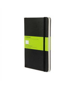 Moleskine Notebook, 5  x 8.25 , Large, Plain - £19.75 GBP