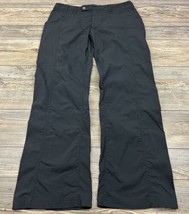 Royal Robbins Bootcut Utility Hiking Pants Womens 14 35/31 Black Nylon S... - $17.82