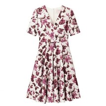 Gal Meets Glam Edith Floral Print A-Line Dress size 6 NWT - £137.65 GBP