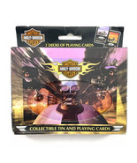 Harley Davidson Motorcycles Playing Cards with Collectible Tin NEW Cards... - $11.88