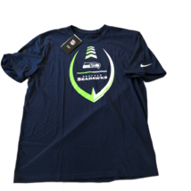 NWT New Seattle Seahawks Nike Dri-Fit Football Team Icon Size XXL T-Shirt - £17.85 GBP