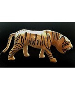 Leather Wrapped Papier-Mache Hand Painted Bengal Tiger Large Figure. Uns... - £103.60 GBP