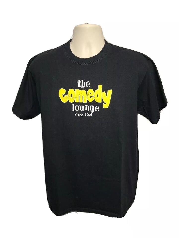 The Comedy Lounge Cape Cod Adult Large Black TShirt - £11.65 GBP