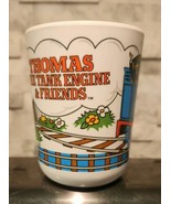 Vintage 1992 THOMAS THE TANK ENGINE Train Melamine  Children&#39;s CUP  3.25&quot; - $9.80