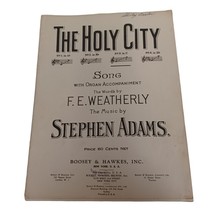 The Holy City - Stephen Adams/Charles Godfrey Jr - 1921 sheet music Pian... - $9.85