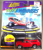 1996 Johnny Lightning Series #3 Wacky Winners BAD NEWS Red w/Chrome Spoke Wheels - $11.50