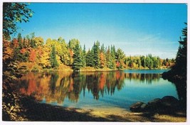 Postcard Greetings From Kamsack Saskatchewan Autumn On Lake - £3.10 GBP