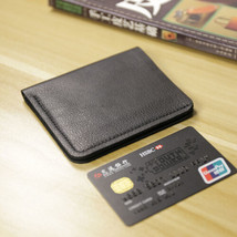 Genuine Calf Leather Hand-Made Small Light Wallet Cash Bill Purse Card C... - £13.56 GBP