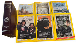 Vintage National Geographic Lot July- Dec 1965 In Faux Leather Case - £17.56 GBP