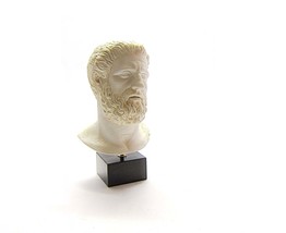 Greek sculpture casting of head of  Hippocrates father of medicine    , Reproduc - £86.33 GBP