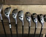 USED RH POWERBILT SENIOR Flex Graphite EX 550 Men Hybrid Iron Set 4-SW 5... - €293,92 EUR