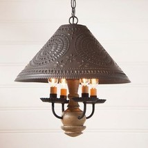 Homespun shade Light in Pearwood - 4 Light - $374.50