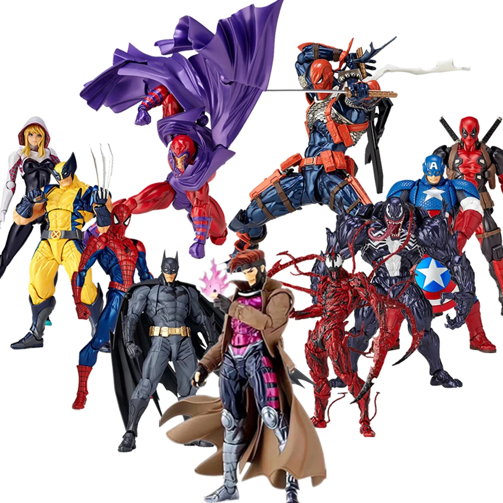 Deathstroke Deadpool Gwen Stacy Carnage Venom Magneto Action Figure The Amazing - £25.96 GBP+
