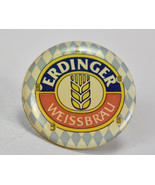 Vintage Erdinger Weissbrau Beer Lapel Button Pin Back  - $331.51 MXN