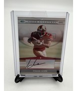 2008 Donruss Silver Signature Playoff Frank Gore SS-FG Auto San Francisc... - $89.09