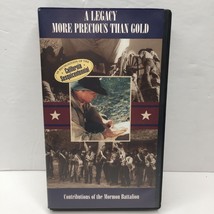 LDS VHS Tape A Legacy More Precious Than Gold Mormon Battalion Sesquicen... - £7.98 GBP