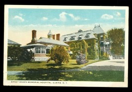 Vintage Postcard Arnot Ogden Memorial Hospital Elmira New York 1918 Cancel - $14.84