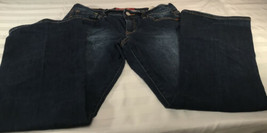 Lucky Brand Jeans Womens Jeans Sofia Boot Cut Dark Distressed Denim Size 8 / 29 - £23.70 GBP