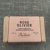 Bastide France Rose Olivier Bar Soap , 7 Oz. Artisanal Provence Sealed - $11.87