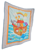 Noah&#39;s Ark Baby Blanket Comforter Crib Quilt Wall Art Decor Hanging Play... - €34,36 EUR