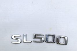2003 MERCEDES-BENZ SL500 EMBLEM BADGE LETTERING Q0465 image 9