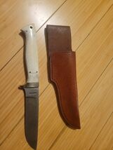 Galazan Bone Handle Traditional Hunting Knife Cracked Handle - $173.25