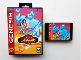 Disney&#39;s Aladdin 2 (Unreleased Capcom SNES Version) - Sega Genesis Game / Box - £9.43 GBP+