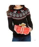 Charter Club Girls Large Deep Black Christmas Sweater NWT CC30 - £15.40 GBP