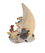 Vintage Hey Diddle Diddle Cow, Plate, Dog, Cat Chalkware Piggy Bank with... - $60.51 CAD